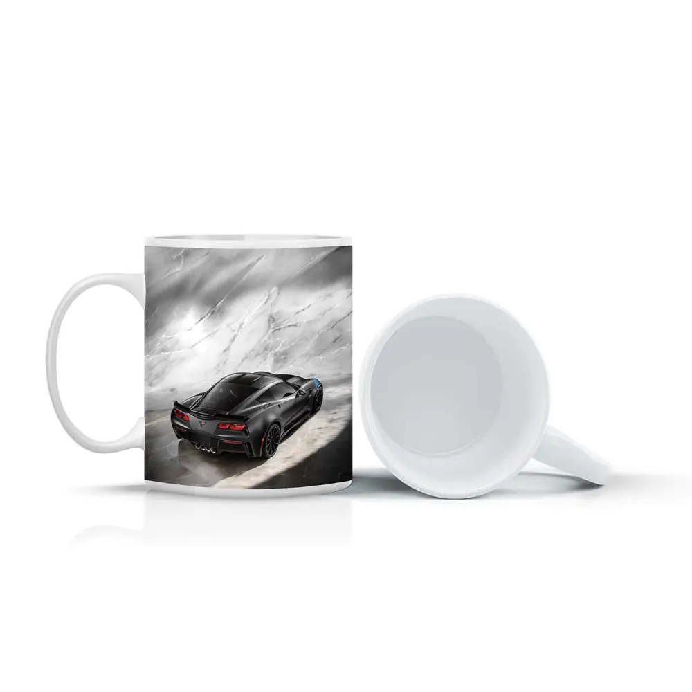 Chevrolet Corvette Black Marble Studio Shot – Mugs