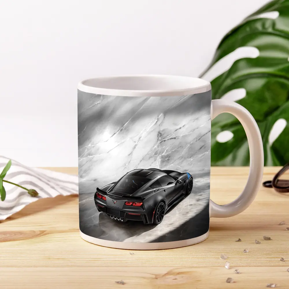 Chevrolet Corvette Black Marble Studio Shot – Mugs