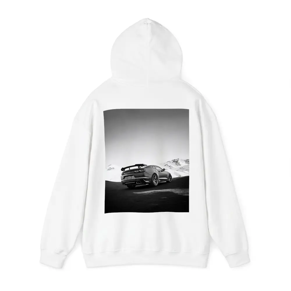 Chevrolet Camaro Black White Mountain Road – Hoodies