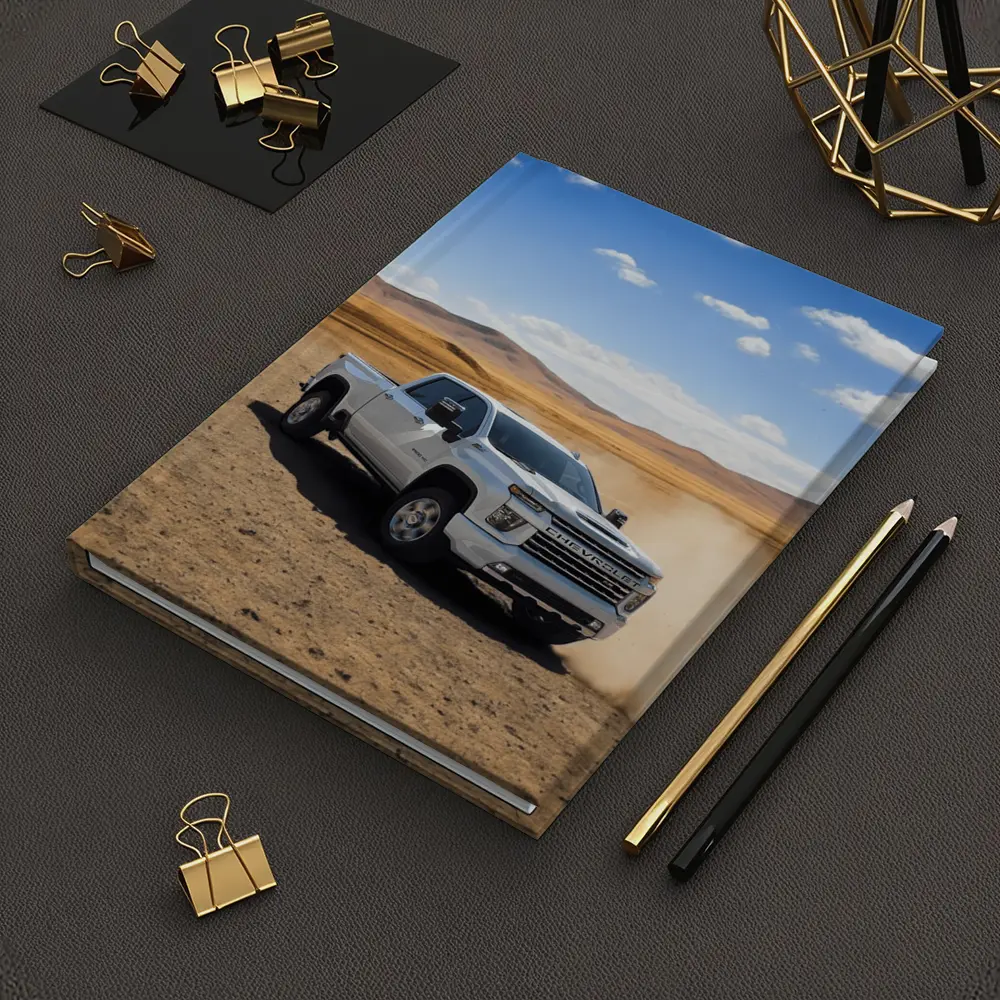 Chevrolet Silverado Tearing Through Desert Dust – Notebooks