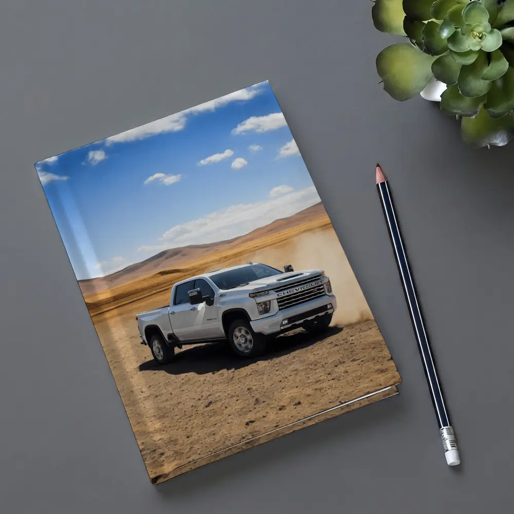 Chevrolet Silverado Tearing Through Desert Dust – Notebooks