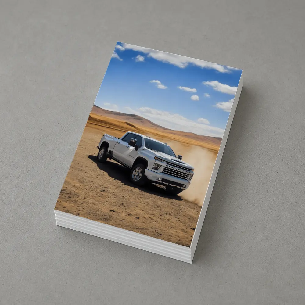 Chevrolet Silverado Tearing Through Desert Dust – Postcards