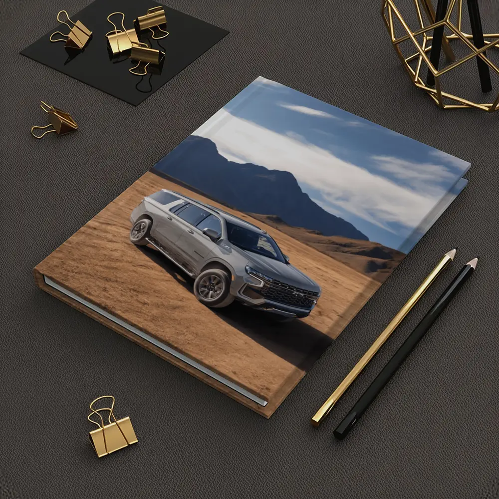 Chevrolet Suburban Desert Mountains Landscape – Notebooks