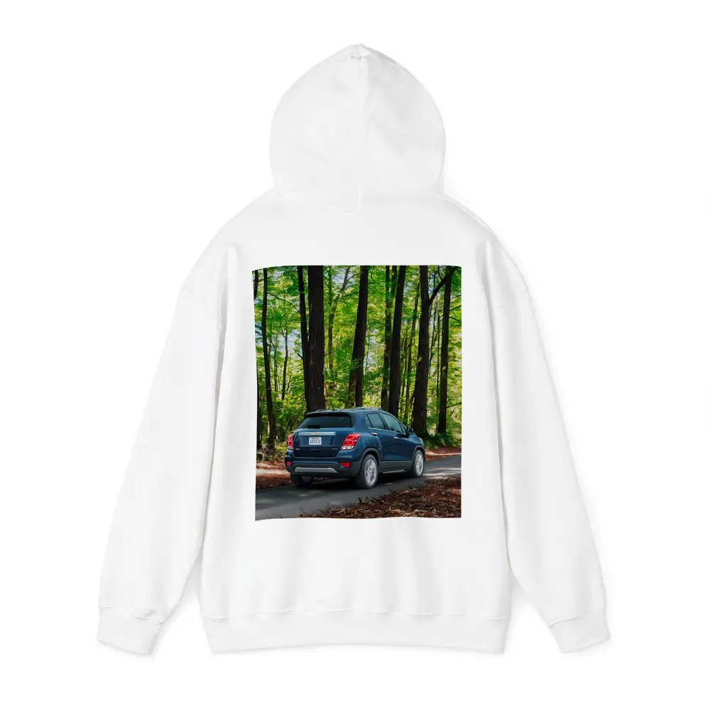 Chevrolet Trax Blue SUV Forest Road – Hoodies
