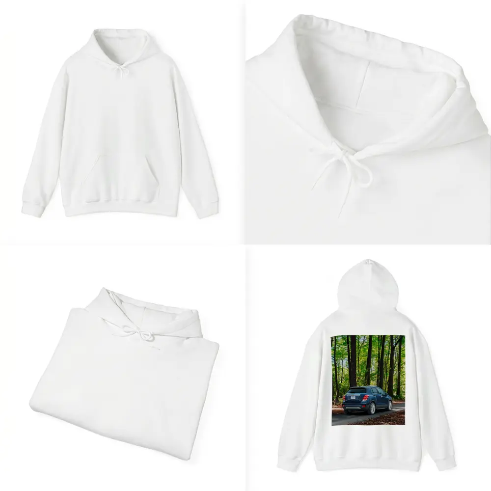 Chevrolet Trax Blue SUV Forest Road – Hoodies