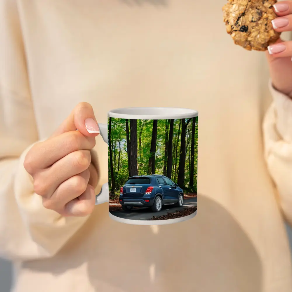 Chevrolet Trax Blue SUV Forest Road – Mugs