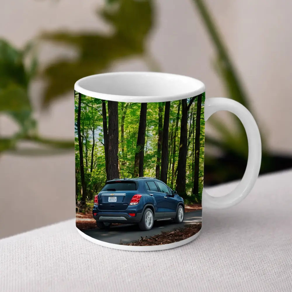 Chevrolet Trax Blue SUV Forest Road – Mugs