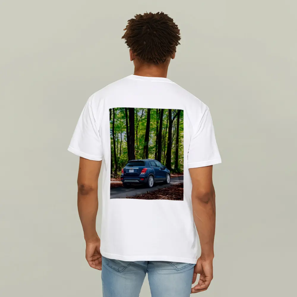 Chevrolet Trax Blue SUV Forest Road – T-Shirts