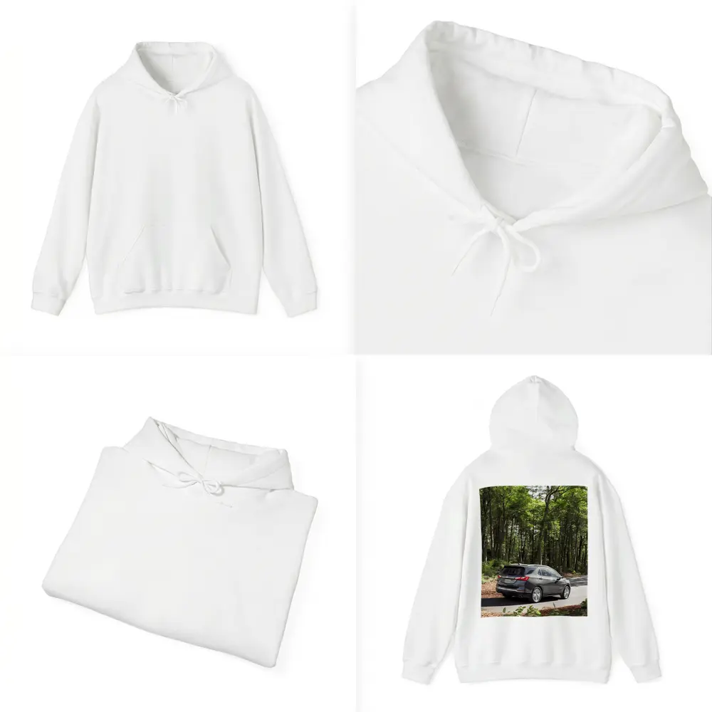 Chevrolet Equinox SUV Driving Through Forest Road – Hoodies
