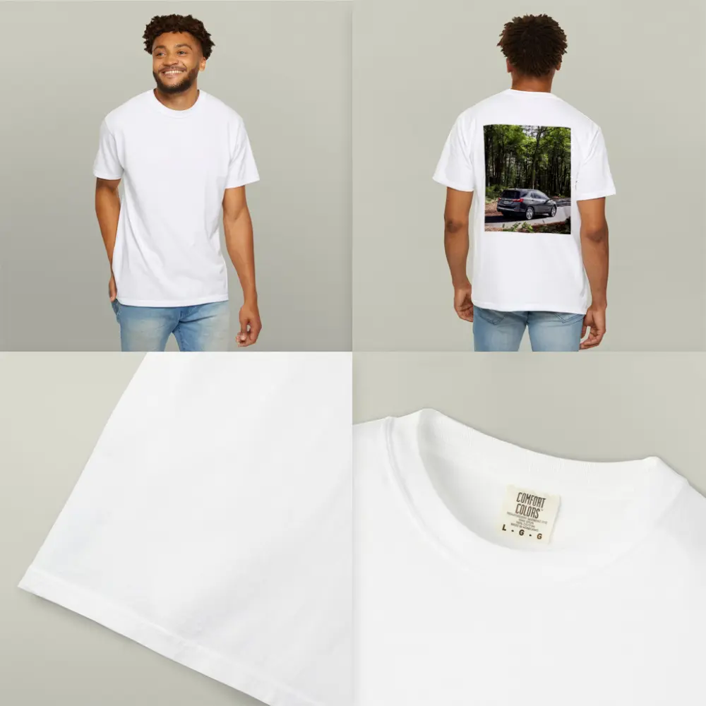 Chevrolet Equinox SUV Driving Through Forest Road – T-Shirts