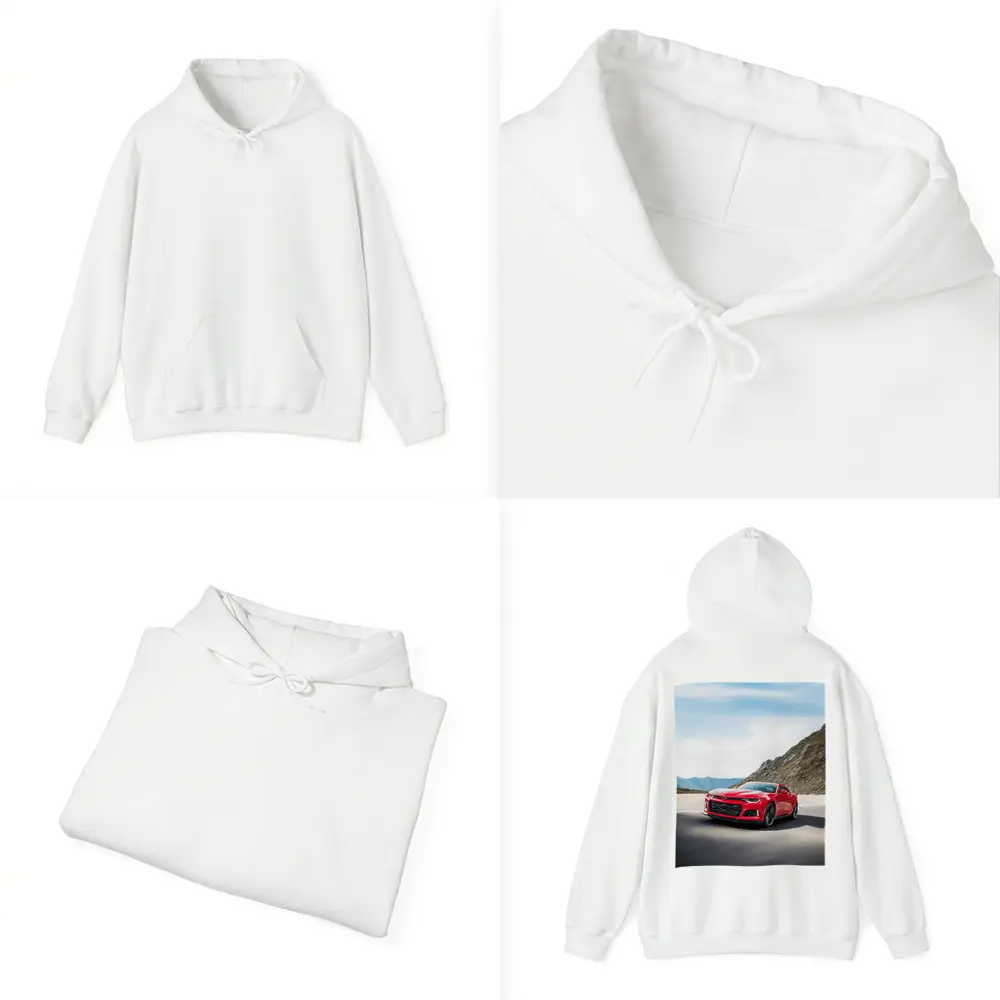 Red Chevrolet Camaro ZL1 Mountain Road – Hoodies