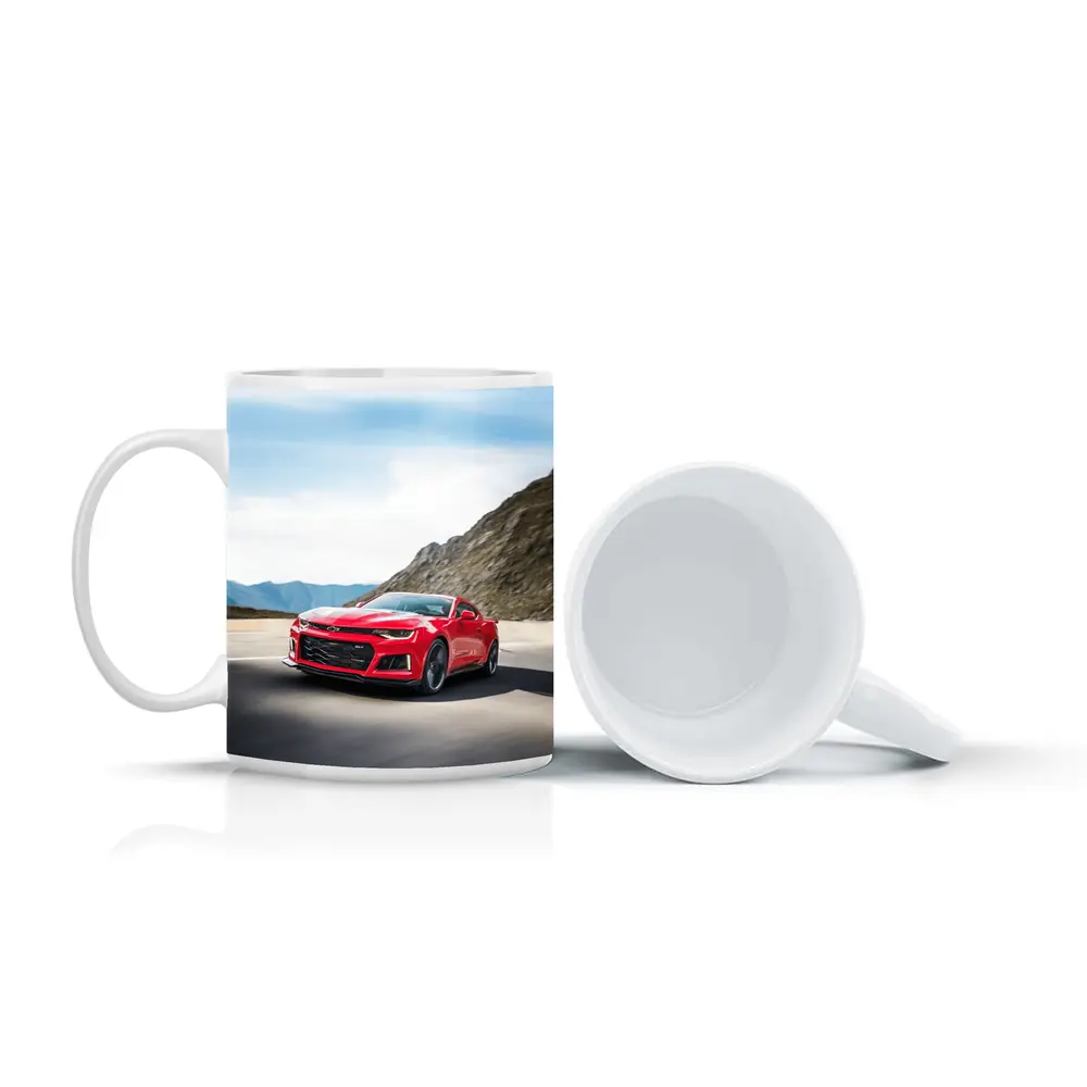 Red Chevrolet Camaro ZL1 Mountain Road – Mugs