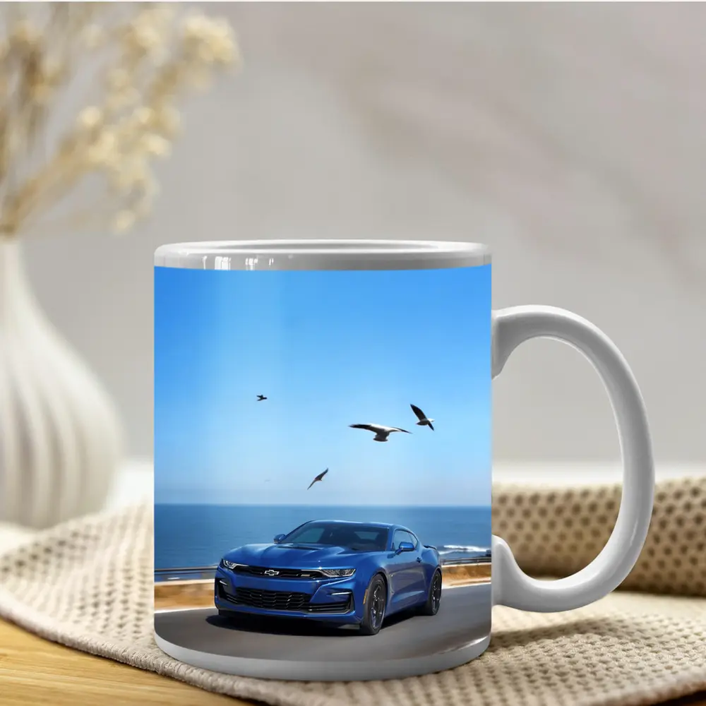 Chevrolet Camaro Blue Coastal Highway Drive – Mugs