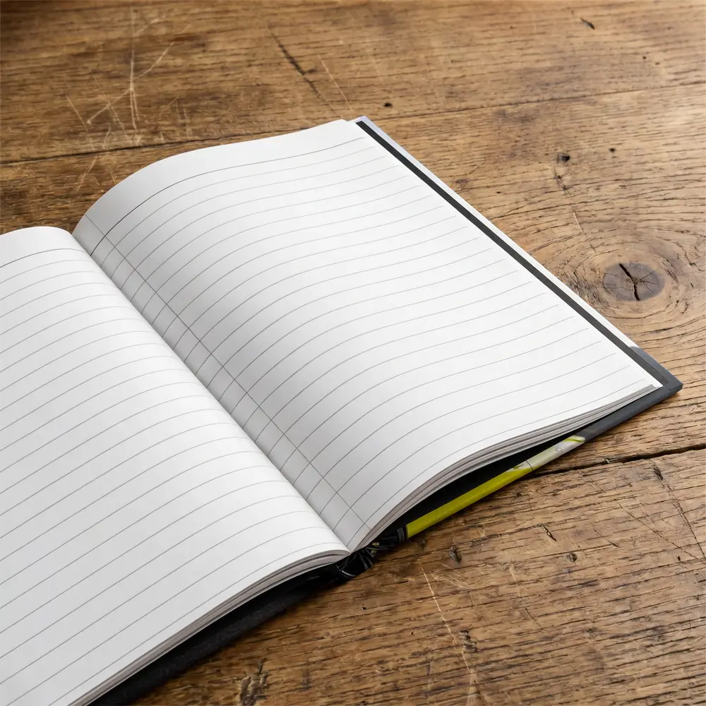 Chevrolet Camaro Yellow Muscle Car Mountain Backdrop – Notebooks