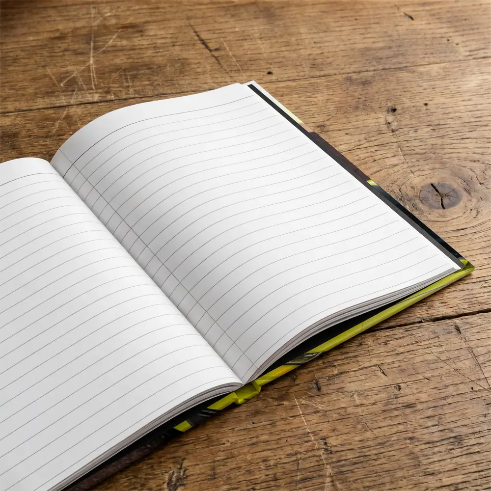 Chevrolet Camaro Yellow Engine Mountain Desert – Notebooks