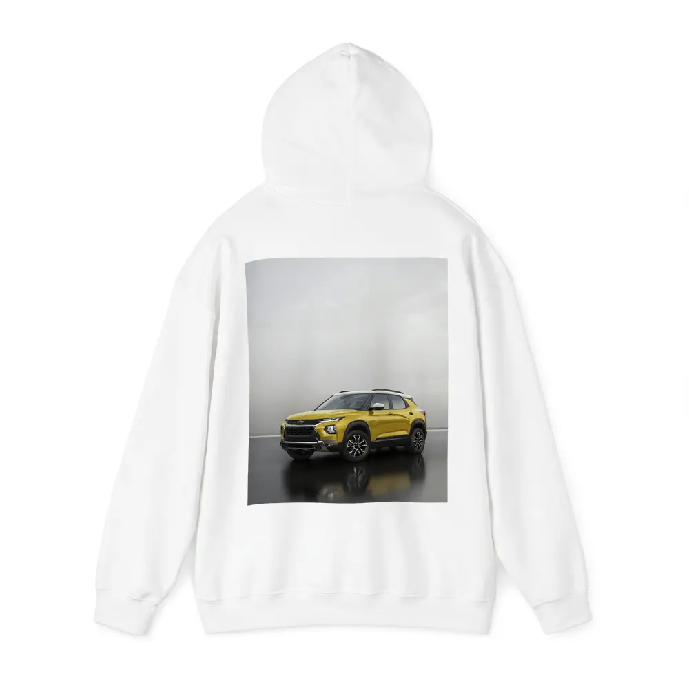 Chevrolet Trailblazer Yellow SUV Studio Shot – Hoodies