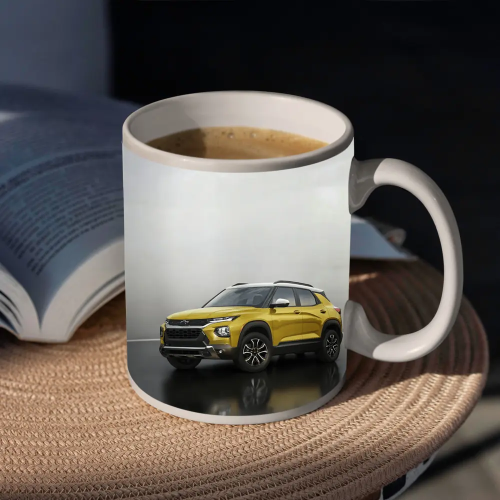 Chevrolet Trailblazer Yellow SUV Studio Shot – Mugs