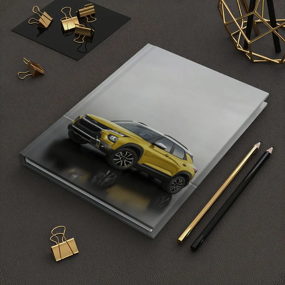 Chevrolet Trailblazer Yellow SUV Studio Shot – Notebooks