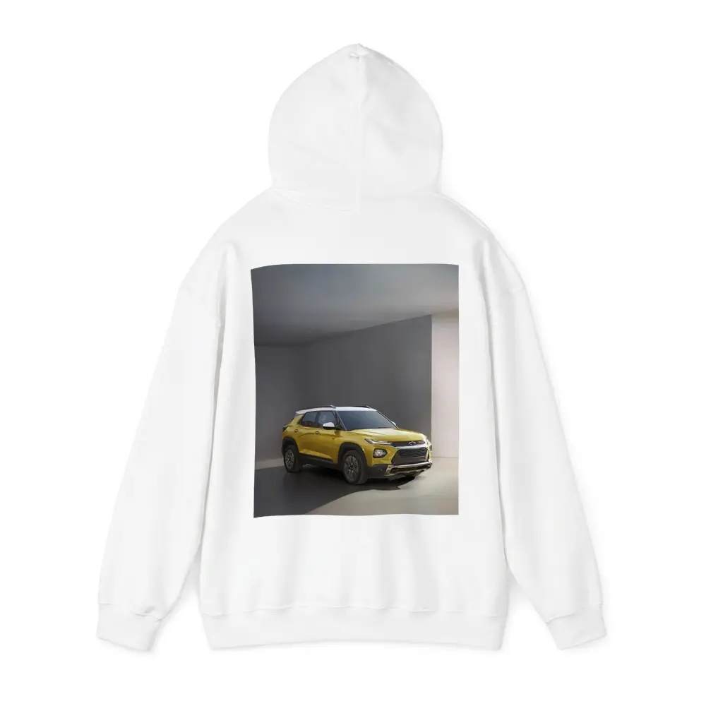 Chevrolet Trailblazer Yellow SUV Studio Shot – Hoodies