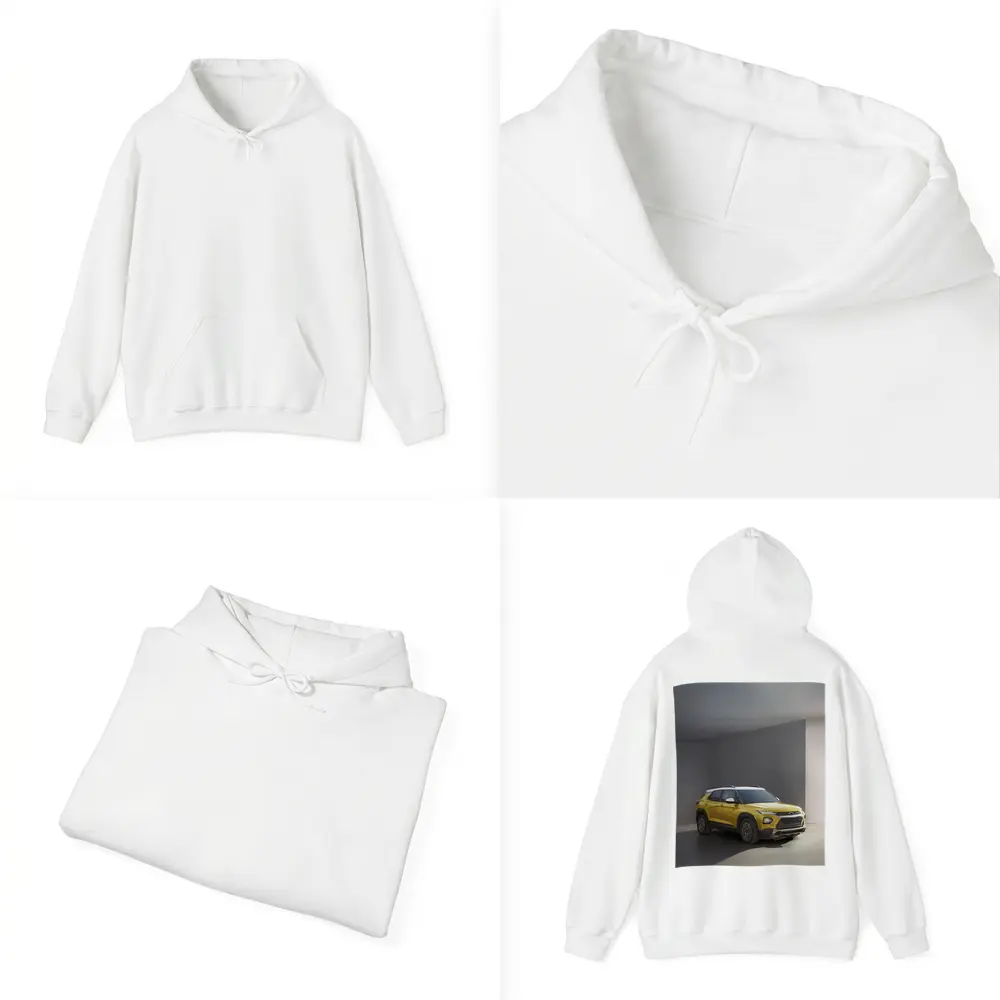 Chevrolet Trailblazer Yellow SUV Studio Shot – Hoodies