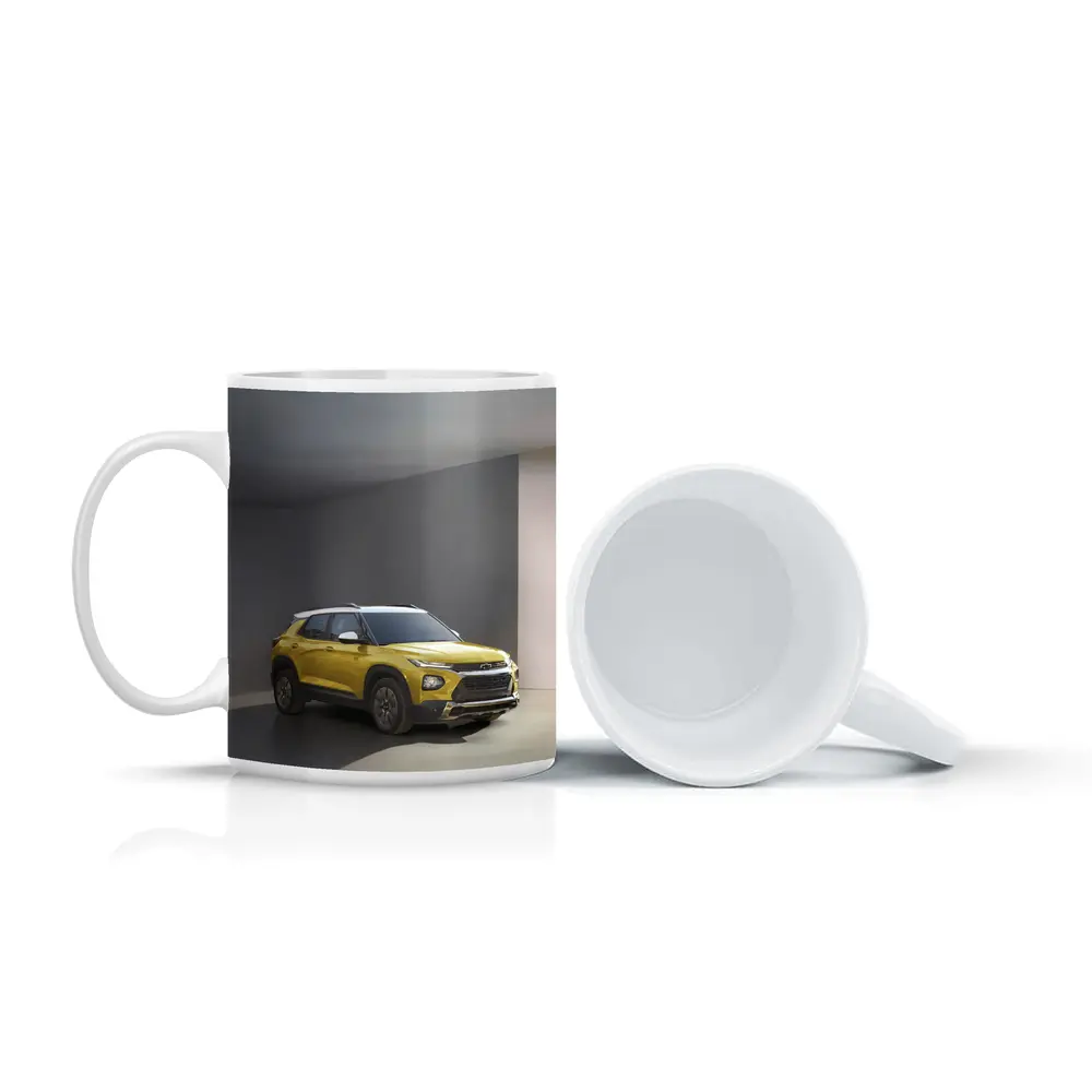 Chevrolet Trailblazer Yellow SUV Studio Shot – Mugs
