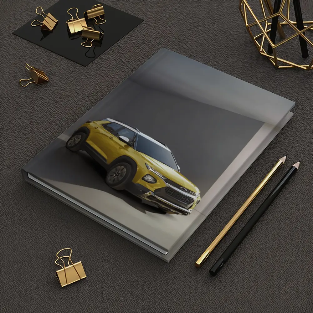 Chevrolet Trailblazer Yellow SUV Studio Shot – Notebooks