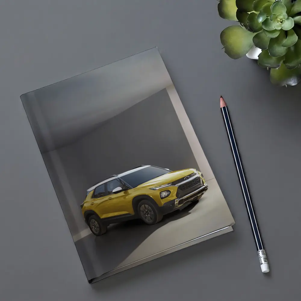 Chevrolet Trailblazer Yellow SUV Studio Shot – Notebooks