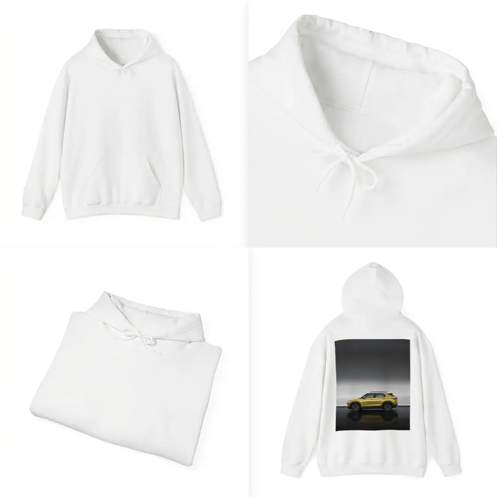 Chevrolet Trailblazer Yellow SUV Studio Shot – Hoodies