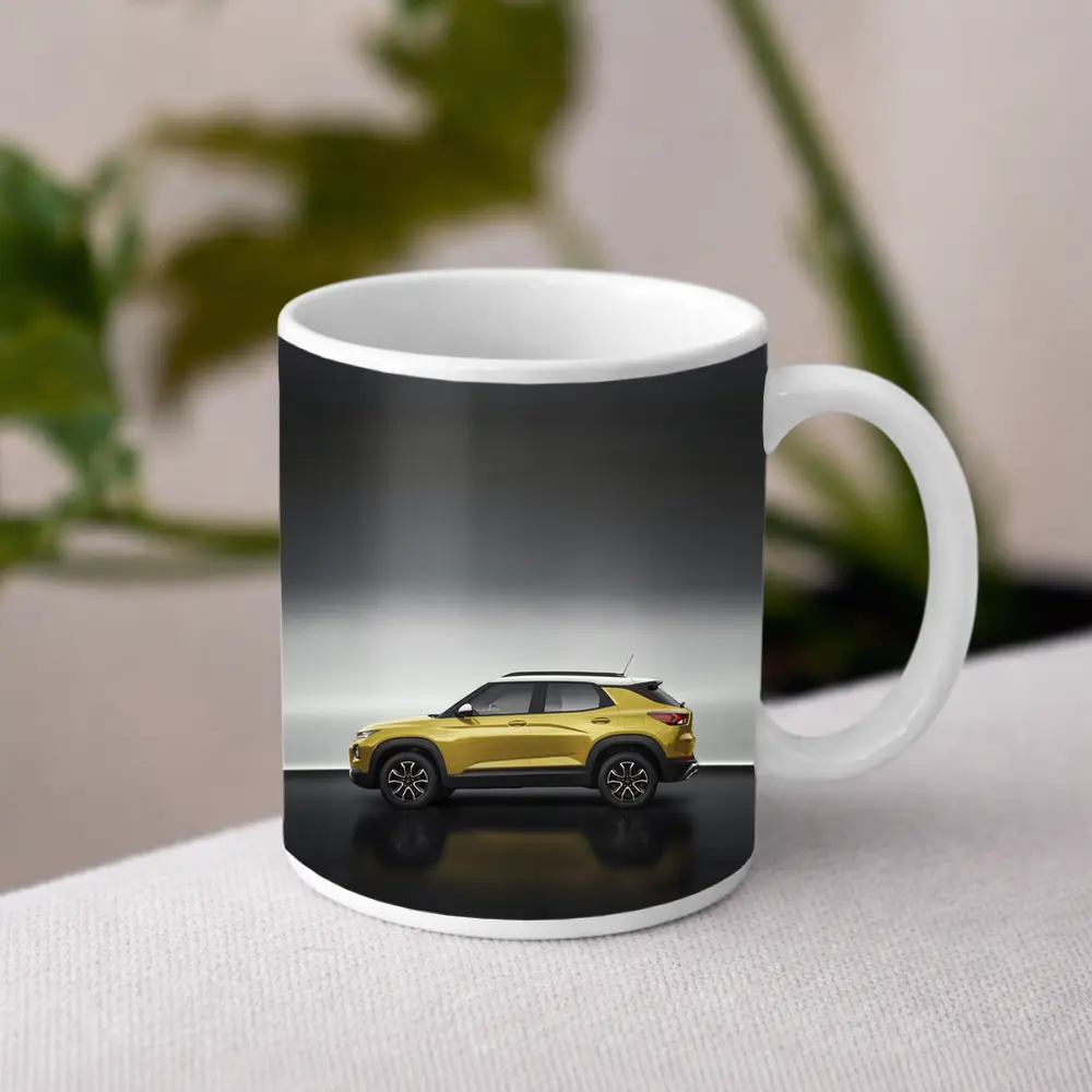 Chevrolet Trailblazer Yellow SUV Studio Shot – Mugs