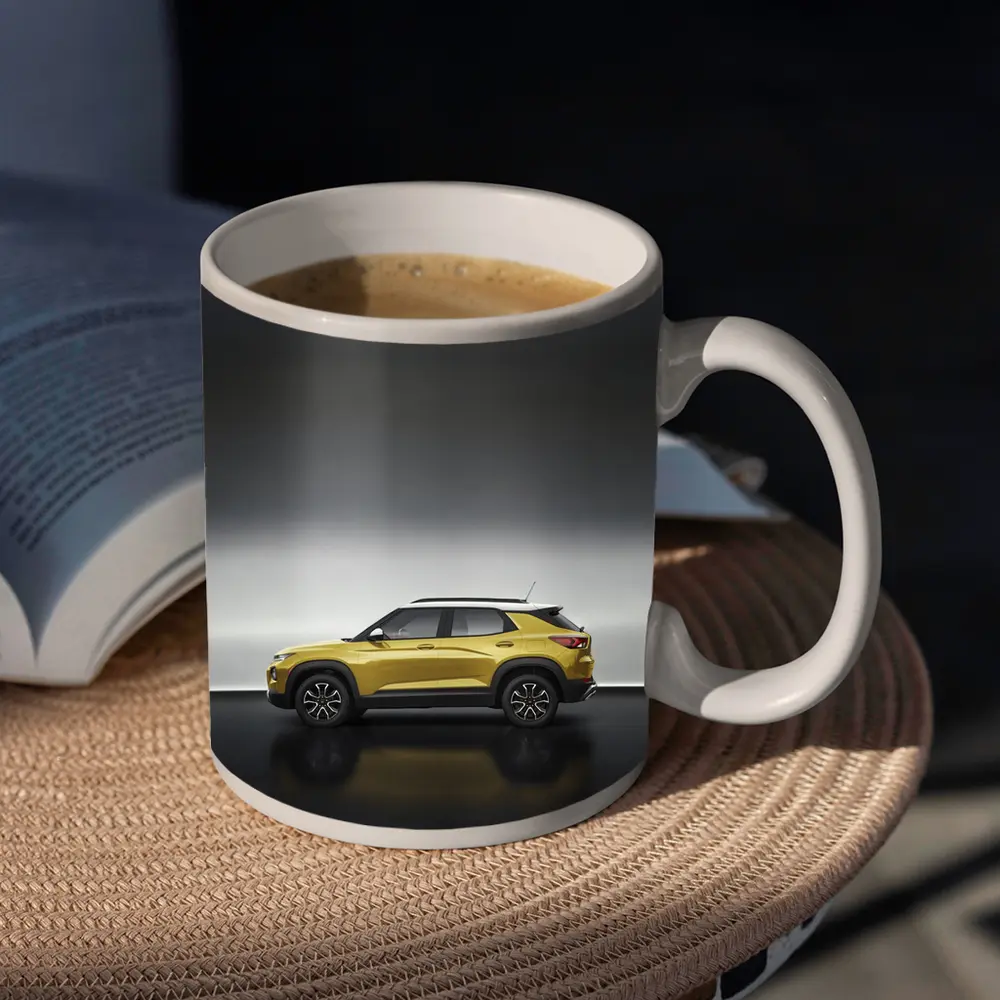 Chevrolet Trailblazer Yellow SUV Studio Shot – Mugs