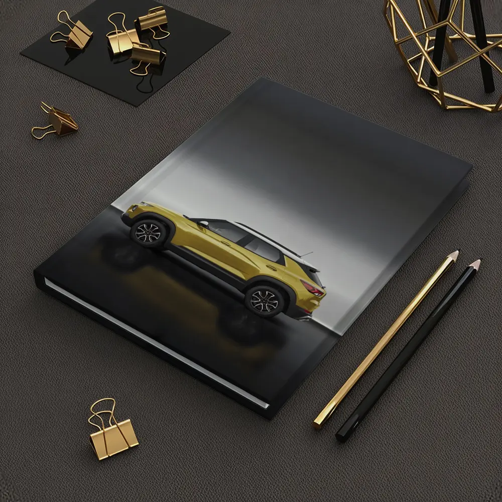 Chevrolet Trailblazer Yellow SUV Studio Shot – Notebooks