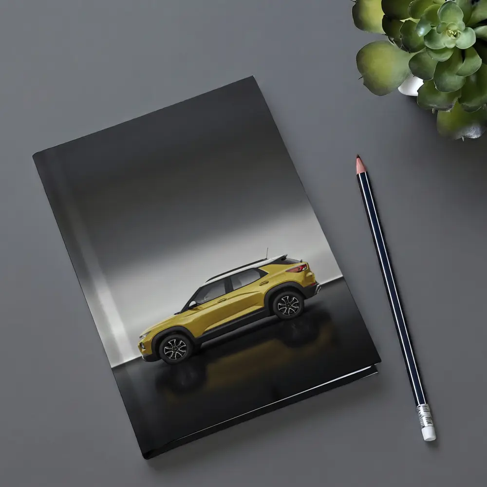Chevrolet Trailblazer Yellow SUV Studio Shot – Notebooks