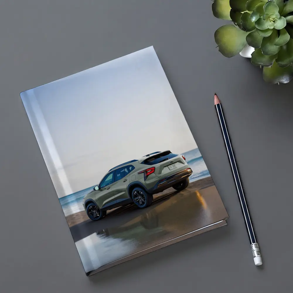 Chevrolet Trax SUV Parked on Sandy Beach – Notebooks