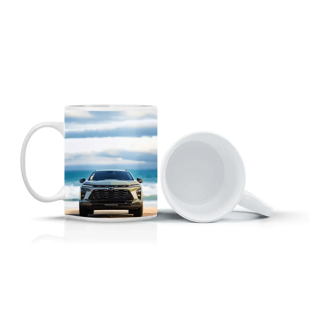 Chevrolet Trax SUV Parked on Sandy Beach – Mugs