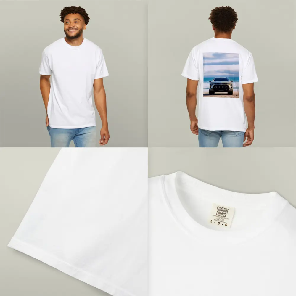 Chevrolet Trax SUV Parked on Sandy Beach – T-Shirts