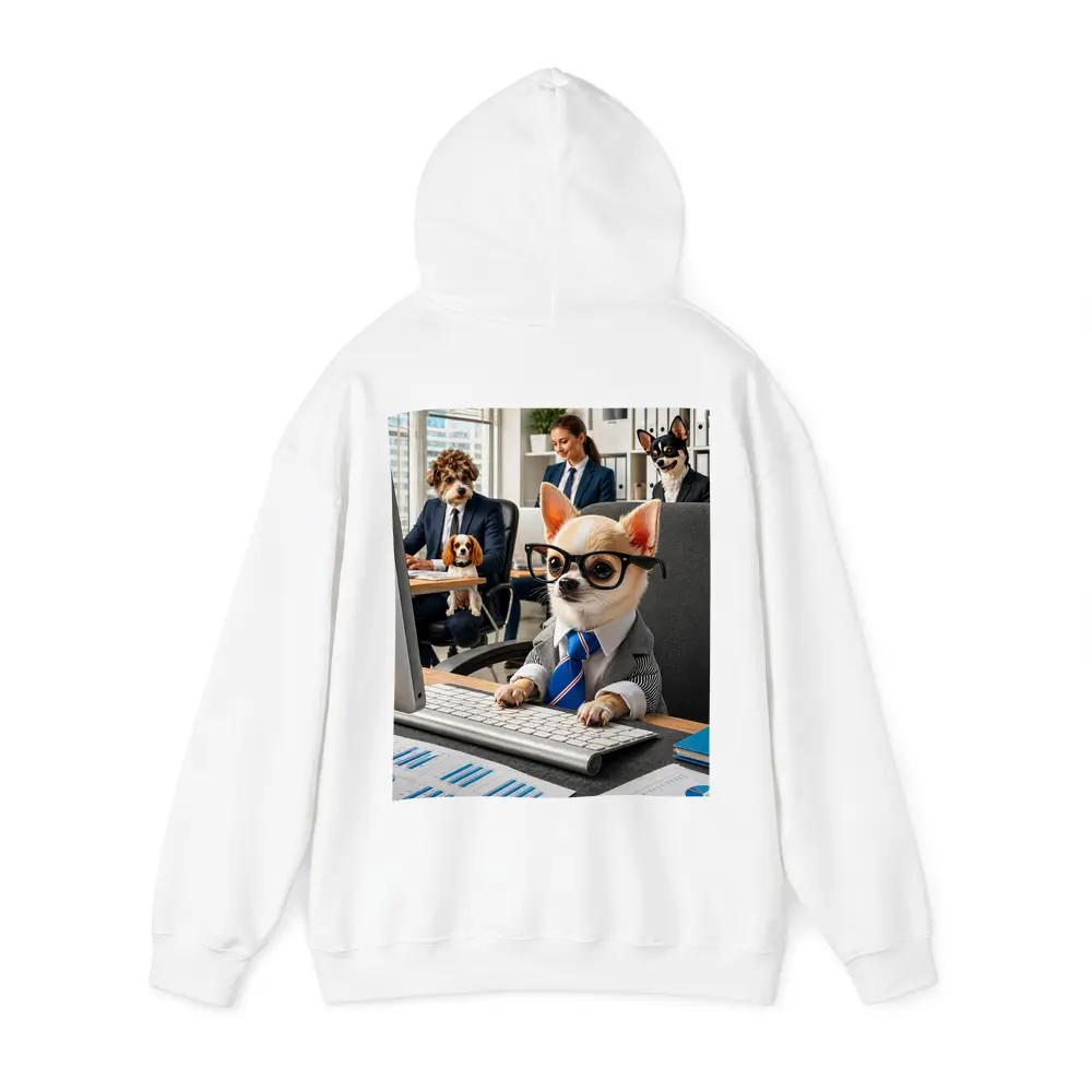 Chihuahua Boss Working In Corporate Office – Hoodies