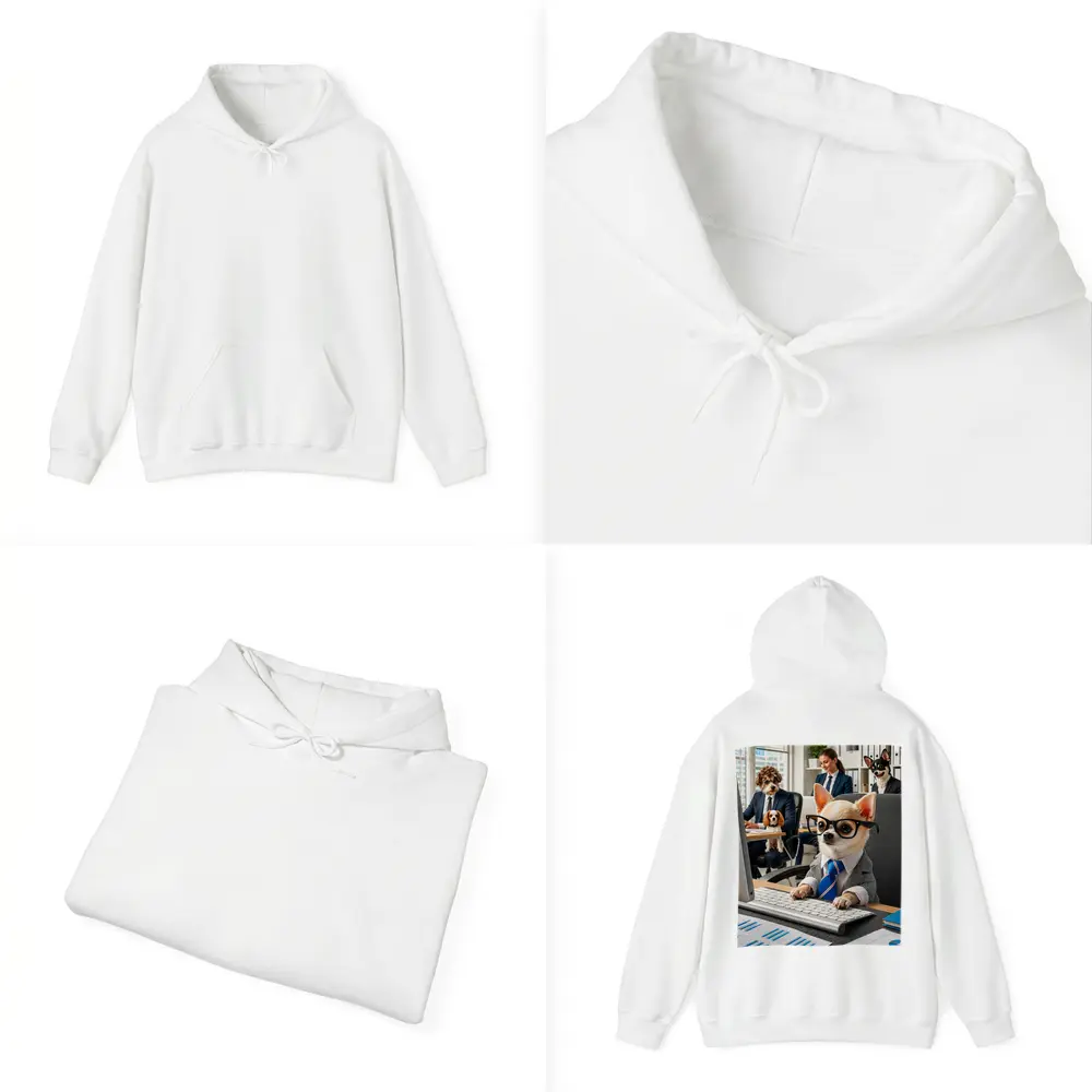 Chihuahua Boss Working In Corporate Office – Hoodies