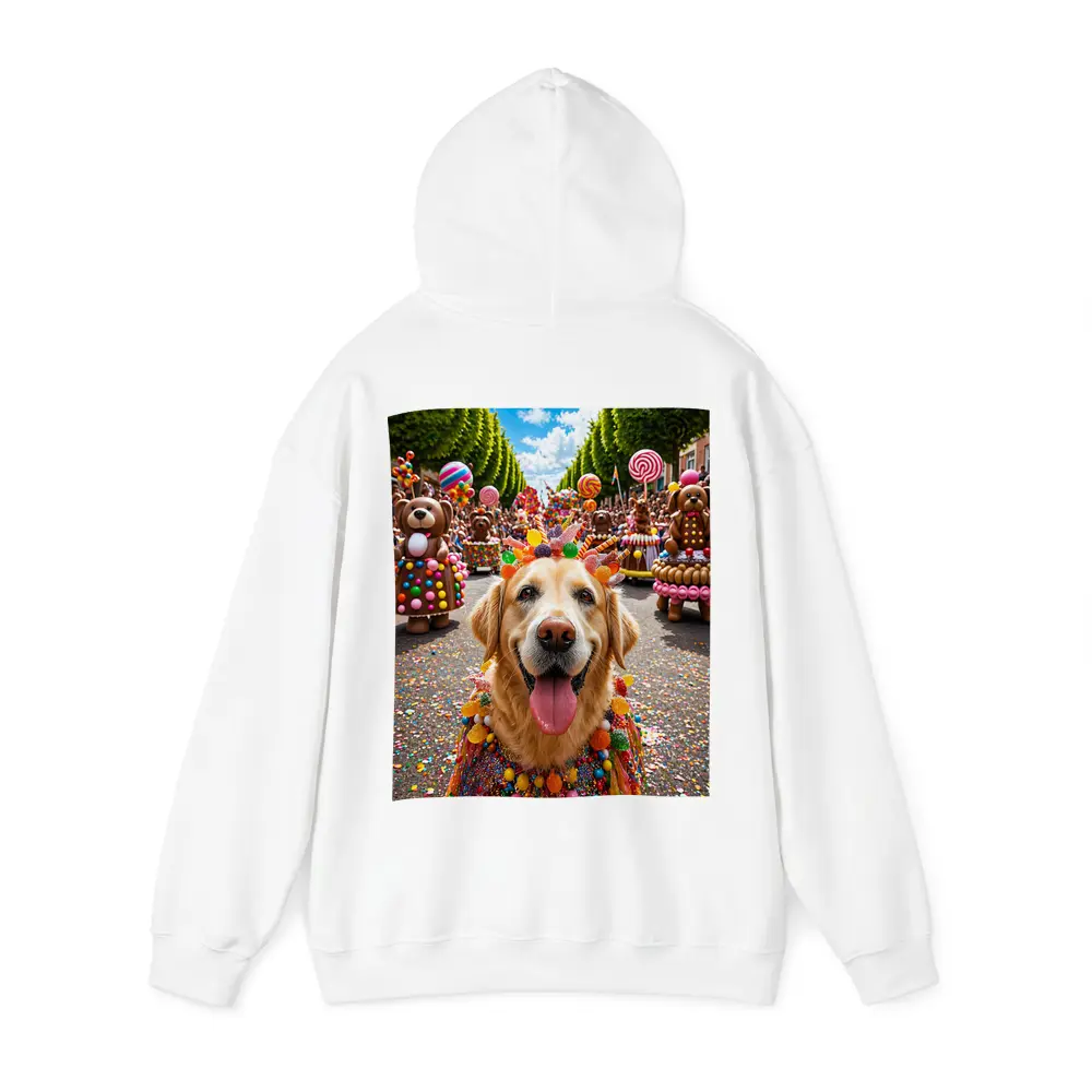 Golden Retriever Dog Candy Parade Street – Hoodies