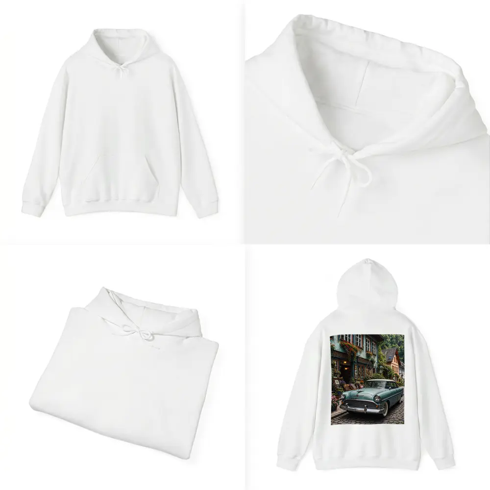 Chrysler Classic Car European Cobblestone Street – Hoodies