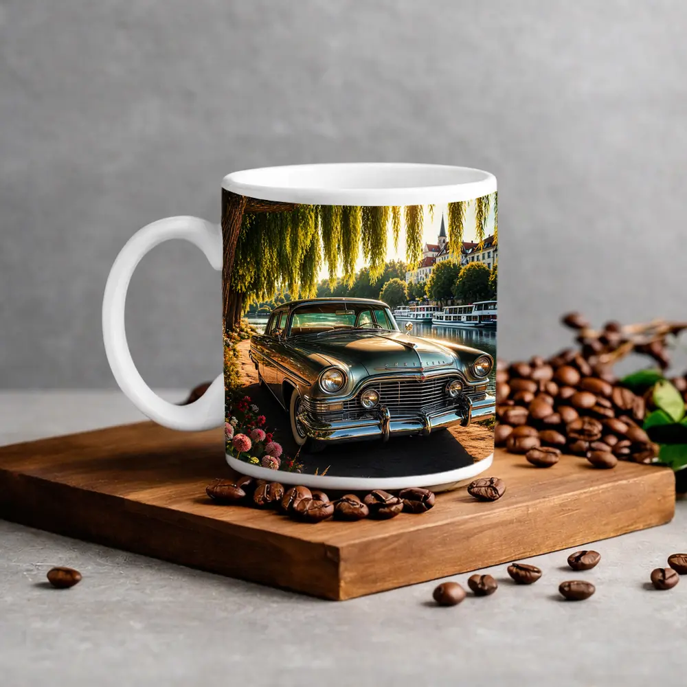 Chrysler Classic Car by Riverside Willows – Mugs