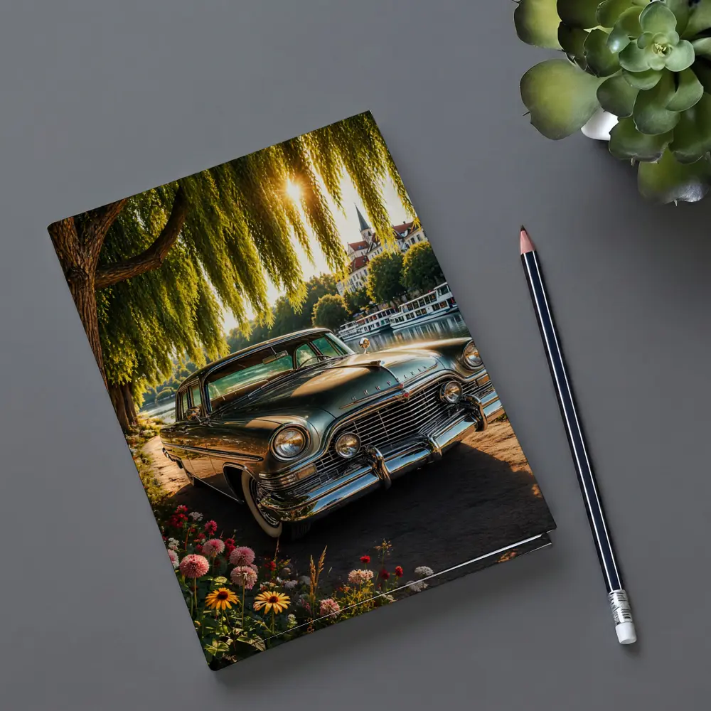 Chrysler Classic Car by Riverside Willows – Notebooks