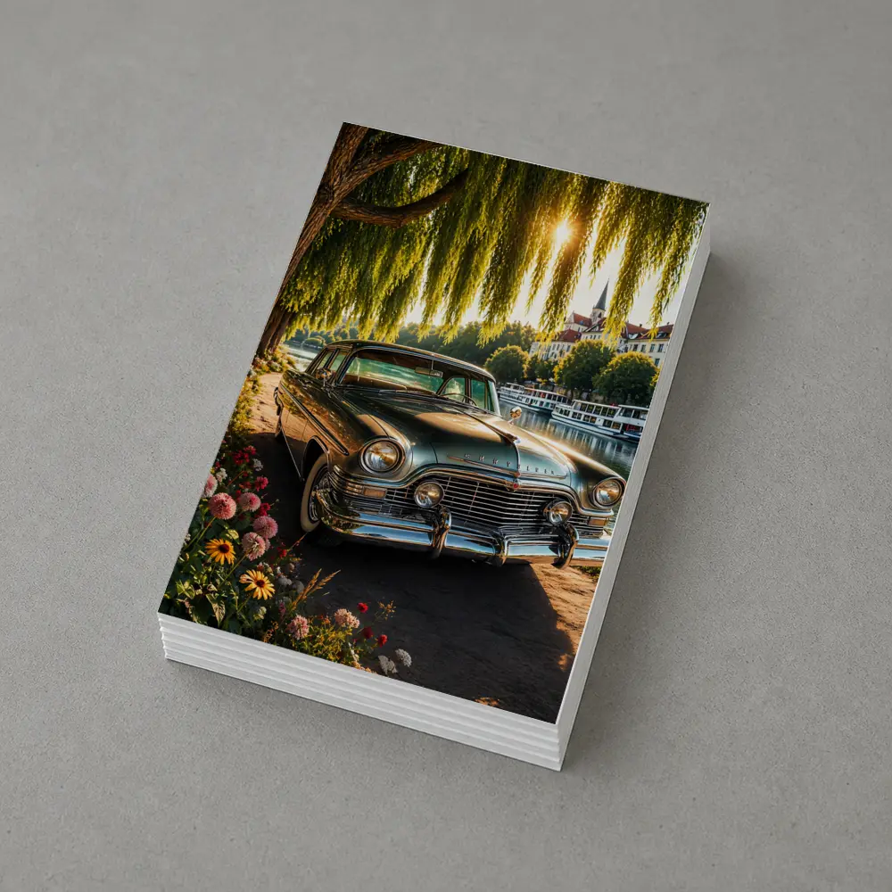 Chrysler Classic Car by Riverside Willows – Postcards