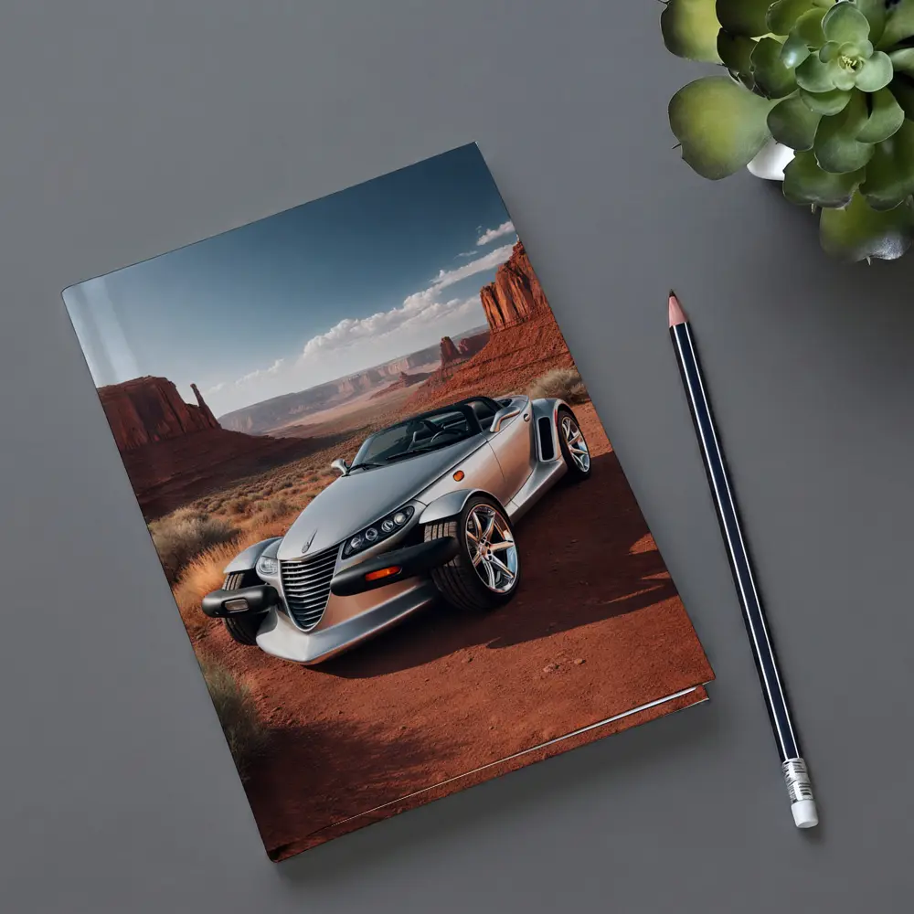 Chrysler Prowler Silver Roadster Desert Canyon – Notebooks