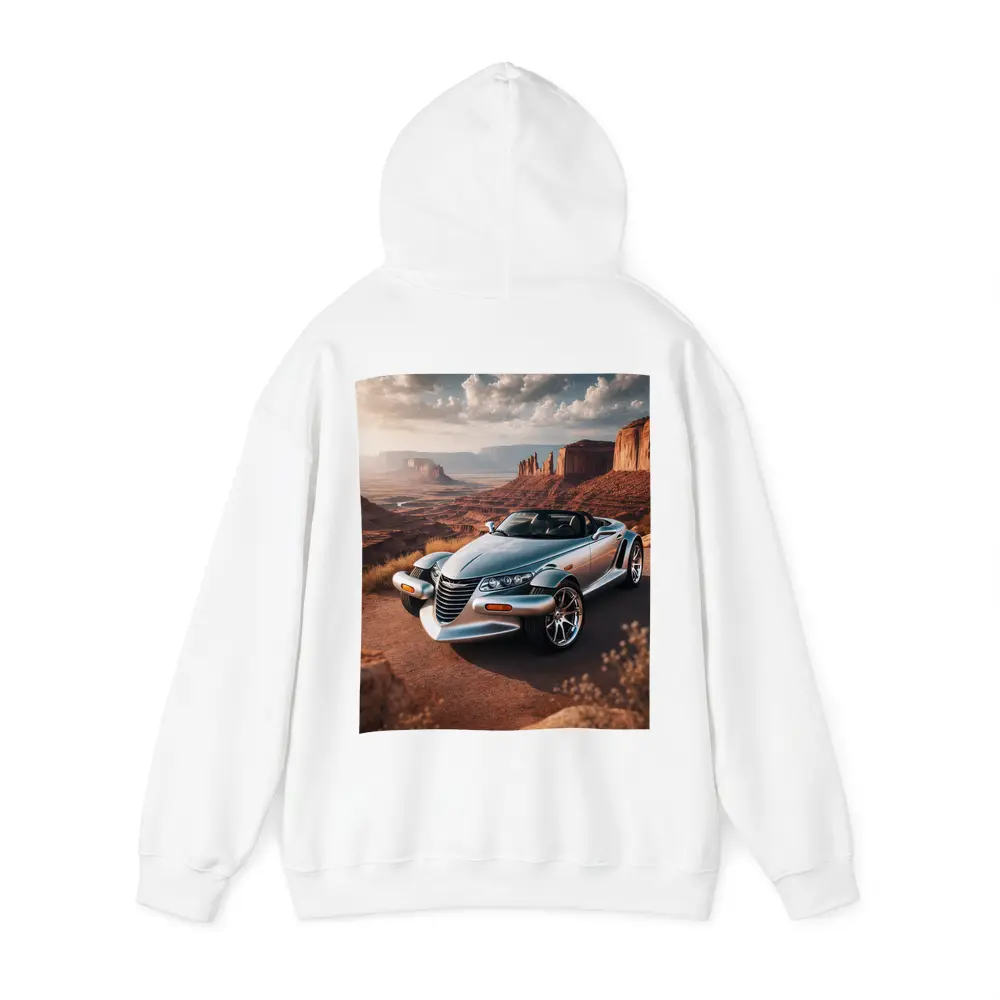 Chrysler Prowler Roadster Desert Canyon Landscape – Hoodies