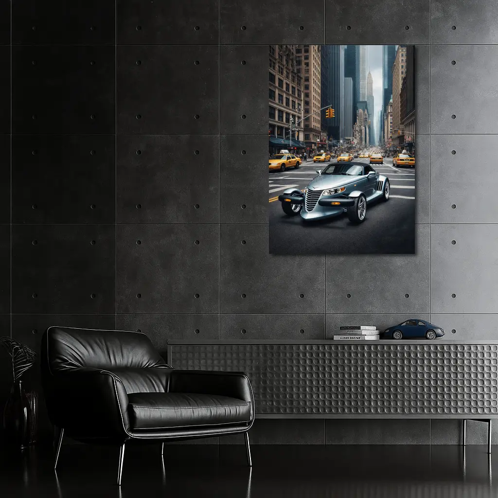 Chrysler Prowler Roadster New York City Street – Wall Art
