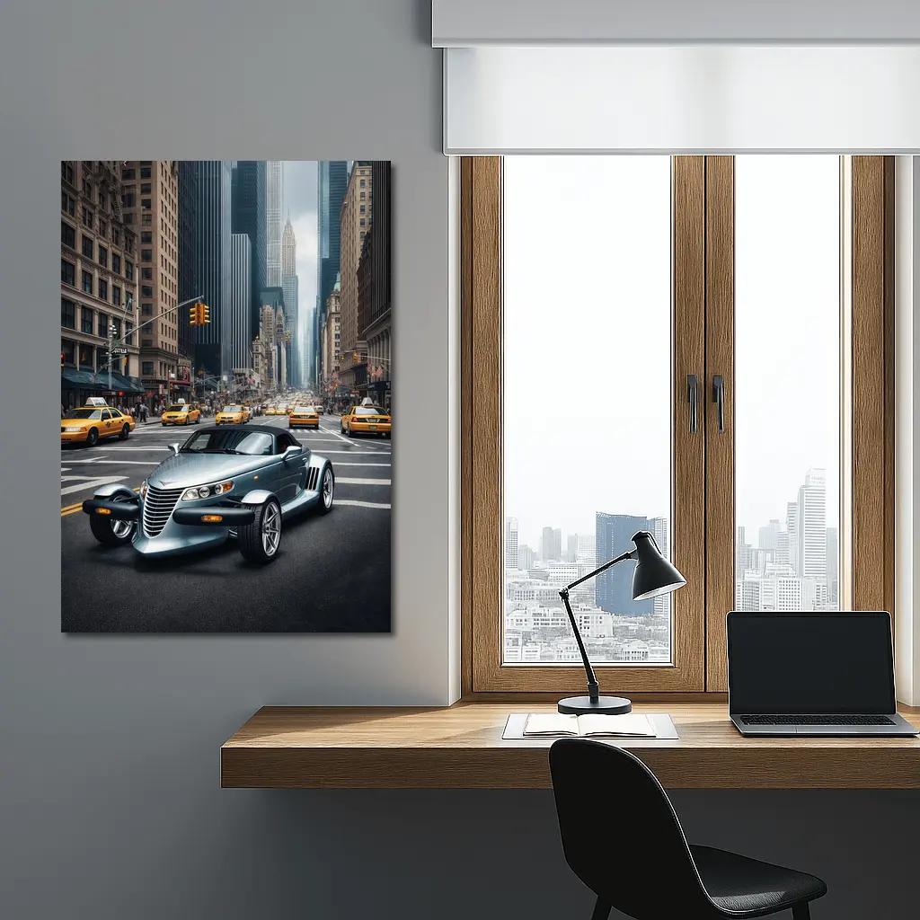 Chrysler Prowler Roadster New York City Street – Wall Art