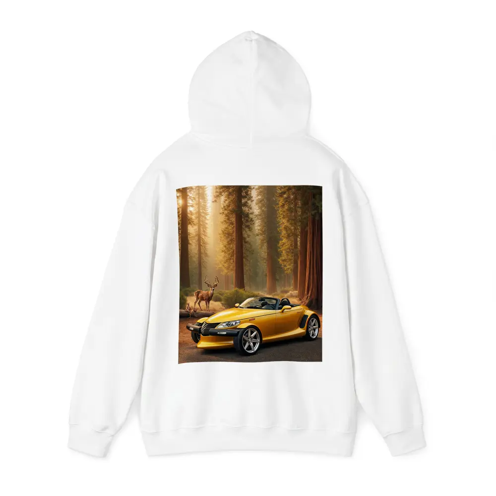 Chrysler Prowler Yellow Roadster Forest Deer – Hoodies