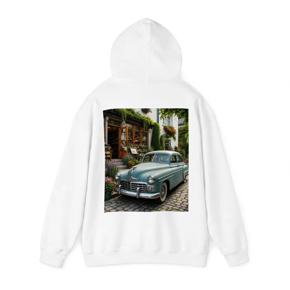 Chrysler Vintage Car French Flower Shop Street – Hoodies