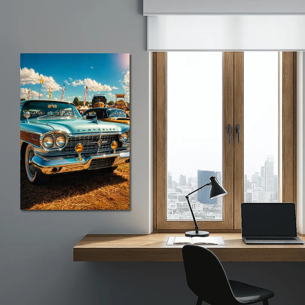 Chrysler Classic Car Sunny Outdoor Show – Wall Art