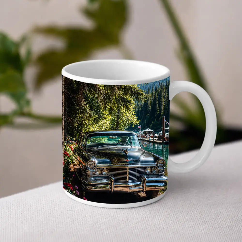 Chrysler Classic Car by Mountain Lake – Mugs